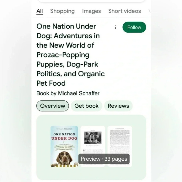 EUC Novel hardback One Nation Under Dog - Picture 6 of 9